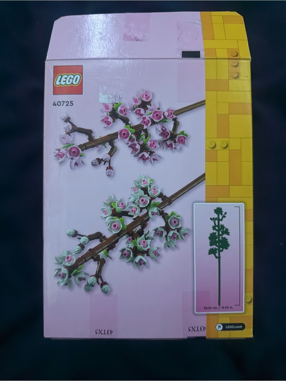 LEGO Pink and Brown Cherry Blossom Branches